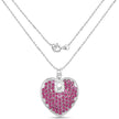 8.03 Carat Genuine Ruby .925 Sterling Silver Pendant