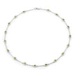6.30 Carat Genuine Peridot .925 Sterling Silver Necklace - Necklaces - Custom Crafting Alliance, LLC