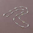 6.30 Carat Genuine Peridot .925 Sterling Silver Necklace - Necklaces - Custom Crafting Alliance, LLC