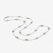 6.30 Carat Genuine Peridot .925 Sterling Silver Necklace - Necklaces - Custom Crafting Alliance, LLC
