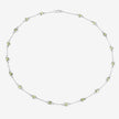 6.30 Carat Genuine Peridot .925 Sterling Silver Necklace - Necklaces - Custom Crafting Alliance, LLC
