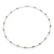 6.30 Carat Genuine Peridot .925 Sterling Silver Necklace - Necklaces - Custom Crafting Alliance, LLC