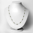 6.30 Carat Genuine Peridot .925 Sterling Silver Necklace - Necklaces - Custom Crafting Alliance, LLC