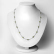 6.30 Carat Genuine Peridot .925 Sterling Silver Necklace - Necklaces - Custom Crafting Alliance, LLC