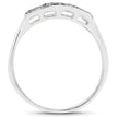 0.48 Carat Genuine Blue Diamond .925 Sterling Silver Ring