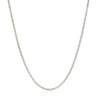 14k White Gold Lumina Pendant Chain 1.0mm