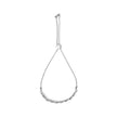 .925 Sterling Silver 1/4 Cttw Diamond Marquise Shaped Link 4