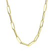 14K Yellow Gold Bold Paperclip Chain (4.2 mm)