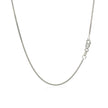 14k White Gold Gourmette Chain 1.0mm