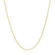 14k Yellow Gold Bead Chain 1.0mm