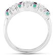 1.44 Carat Genuine Multi Stones .925 Sterling Silver Ring