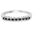 0.32 Carat Genuine Multi Diamond .925 Sterling Silver Ring