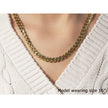 14k Yellow Gold Polished Miami Cuban Chain Necklace