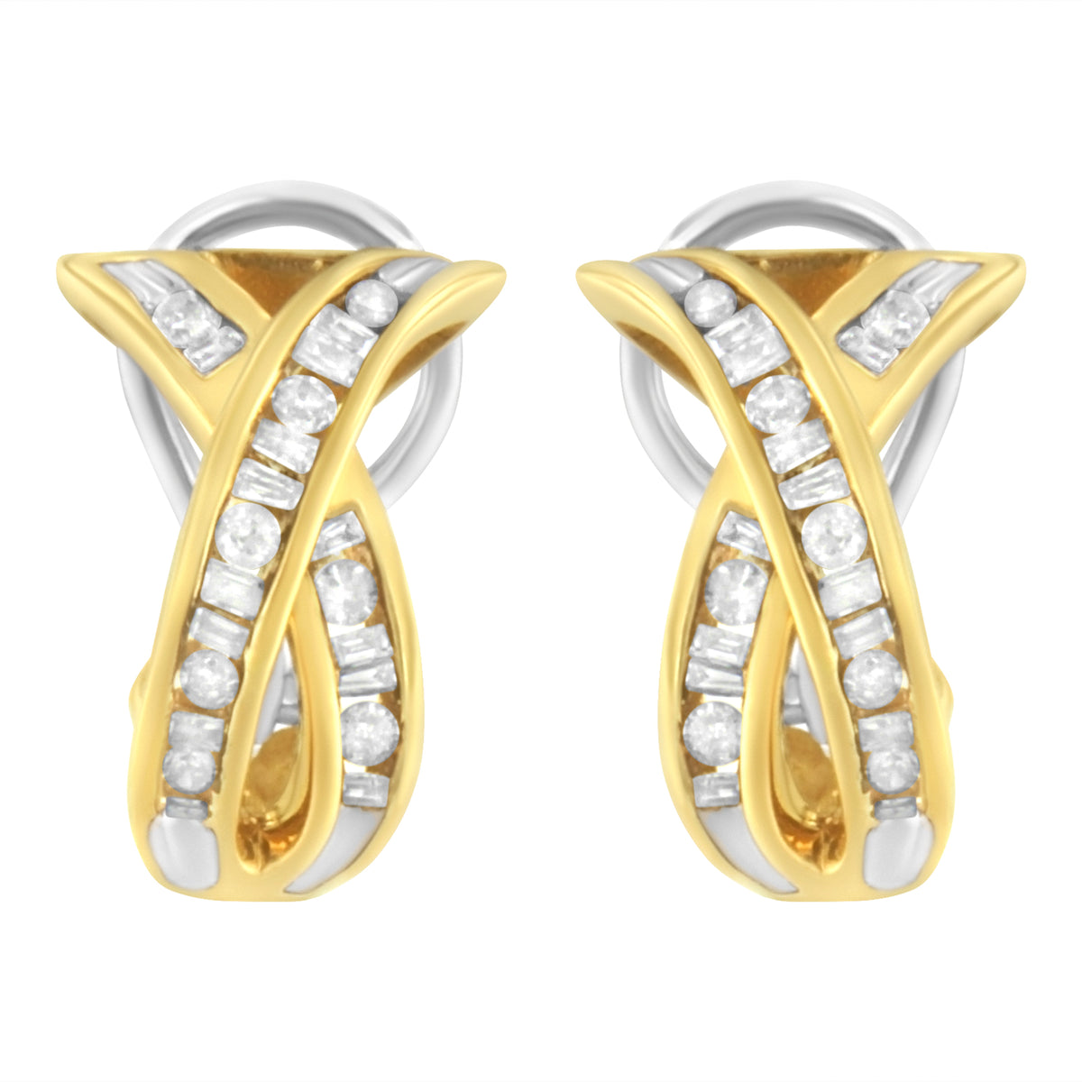 14K Yellow and White Gold 1/2 TDW 