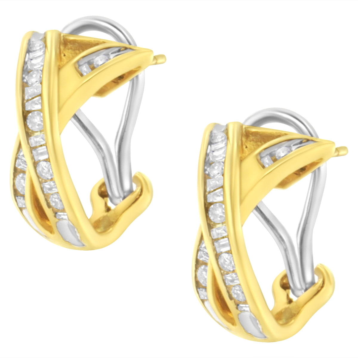 14K Yellow and White Gold 1/2 TDW 