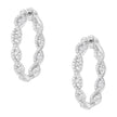 10K White Gold Diamond Hoop Earrings (1 1/2 cttw, H-I Color, I1-I2 Clarity)