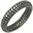 1.40 Carat Genuine TLB Diamond .925 Sterling Silver Ring