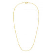 14k Yellow Gold Alternate Valentino Chain (1.40 mm)