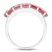 3.52 Carat Genuine Ruby .925 Sterling Silver Ring