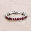 1.04 Carat Genuine Ruby .925 Sterling Silver Ring