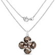 7.03 Carat Genuine Smoky Quartz .925 Sterling Silver Pendant