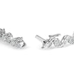 14K White Gold 2.00 Cttw Diamond Cluster and Spiral Link Bracelet (I-J Color, I1-I2 Clarity) - 7