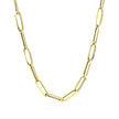 10K Yellow Gold Lite Paperclip Chain (4.20 mm)