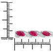 7.78 Carat Genuine Ruby and White Diamond 10K White Gold Bracelet - Bracelets - Custom Crafting Alliance, LLC