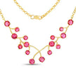 7.92 Carat Genuine Pink Topaz .925 Sterling Silver Necklace - Necklaces - Custom Crafting Alliance, LLC