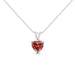 IGI Certified 14K White Gold Martini Set 1.00 Cttw Lab Grown Pink Heart Diamond Solitaire 18
