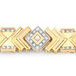 0.98 Carat Genuine White Diamond .925 Sterling Silver Bracelet