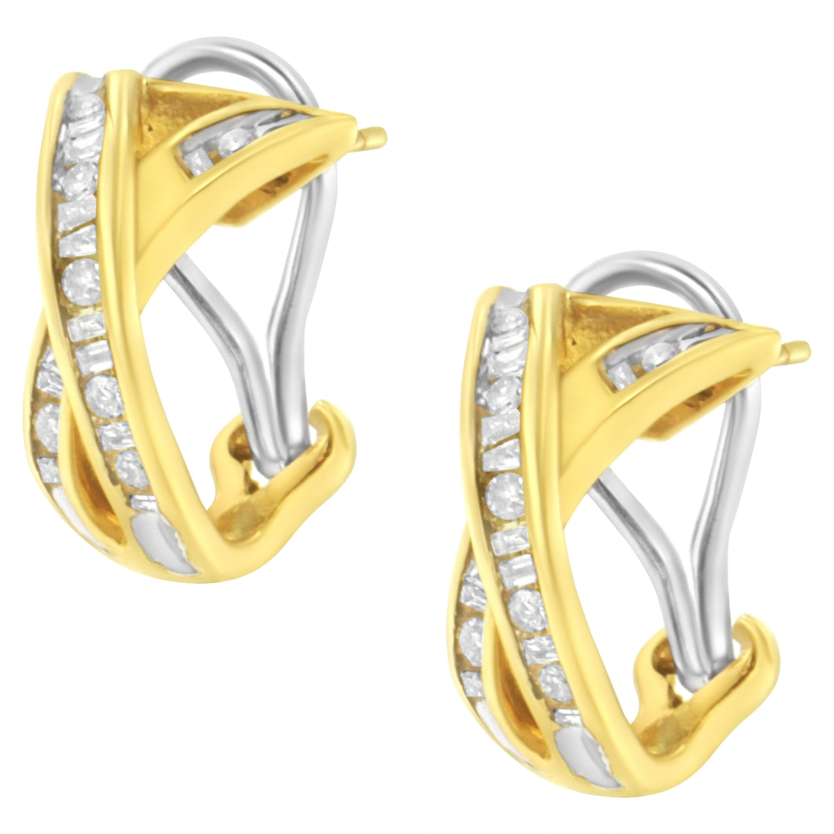 14K Yellow and White Gold 1/2 TDW 