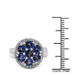 1.61 Carat Genuine Tanzanite .925 Sterling Silver Ring