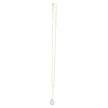 14k Yellow Gold Tesoro Pearl Lariat Necklace