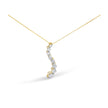 14k Yellow Gold 3.0 cttw Baguette and Brilliant Round-Cut Diamond Journey 18