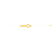 14K Yellow Gold Plated .925 Sterling Silver 1.0 Cttw Round and Baguette-Cut Diamond Composite Hearth 18