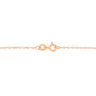 AGS Certified 10K Rose Gold 1/5 Cttw Bezel Set Round Diamond Solitaire 16-18