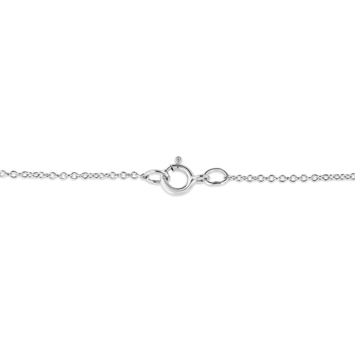 14K White Gold 1/4 Cttw Shared Prong Set Round-Ct Diamond 7 Stone Floral Cluster 18