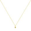 14K Yellow Gold Plated .925 Sterling Silver 1/2 Cttw Brilliant Round Cut Diamond Solitaire Milgrain 18
