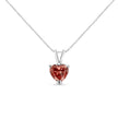 IGI Certified 14K White Gold Martini Set 1.00 Cttw Lab Grown Pink Heart Diamond Solitaire 18