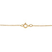 10K Yellow Flashed .925 Sterling Silver 1/4 Cttw Champagne Diamond Filigree Cross Pendant Necklace (K-L Color, I1-I2 Clarity) - 18