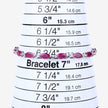 8.00 Carat Genuine Ruby 10K White Gold Bracelet - Bracelets - Custom Crafting Alliance, LLC