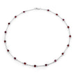 8.10 Carat Genuine Garnet .925 Sterling Silver Necklace - Necklaces - Custom Crafting Alliance, LLC