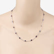 8.10 Carat Genuine Garnet .925 Sterling Silver Necklace - Necklaces - Custom Crafting Alliance, LLC