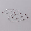 8.10 Carat Genuine Garnet .925 Sterling Silver Necklace - Necklaces - Custom Crafting Alliance, LLC