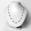 8.10 Carat Genuine Garnet .925 Sterling Silver Necklace - Necklaces - Custom Crafting Alliance, LLC