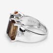 8.17 Carat Genuine Multi Stones .925 Sterling Silver Ring - Rings - Custom Crafting Alliance, LLC