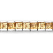8.25 Carat Genuine Citrine .925 Sterling Silver Bracelet - Bracelets - Custom Crafting Alliance, LLC