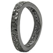 1.11 Carat Genuine Black Diamond .925 Sterling Silver Ring