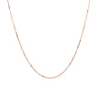 14k Rose Gold Classic Box Chain 0.6mm